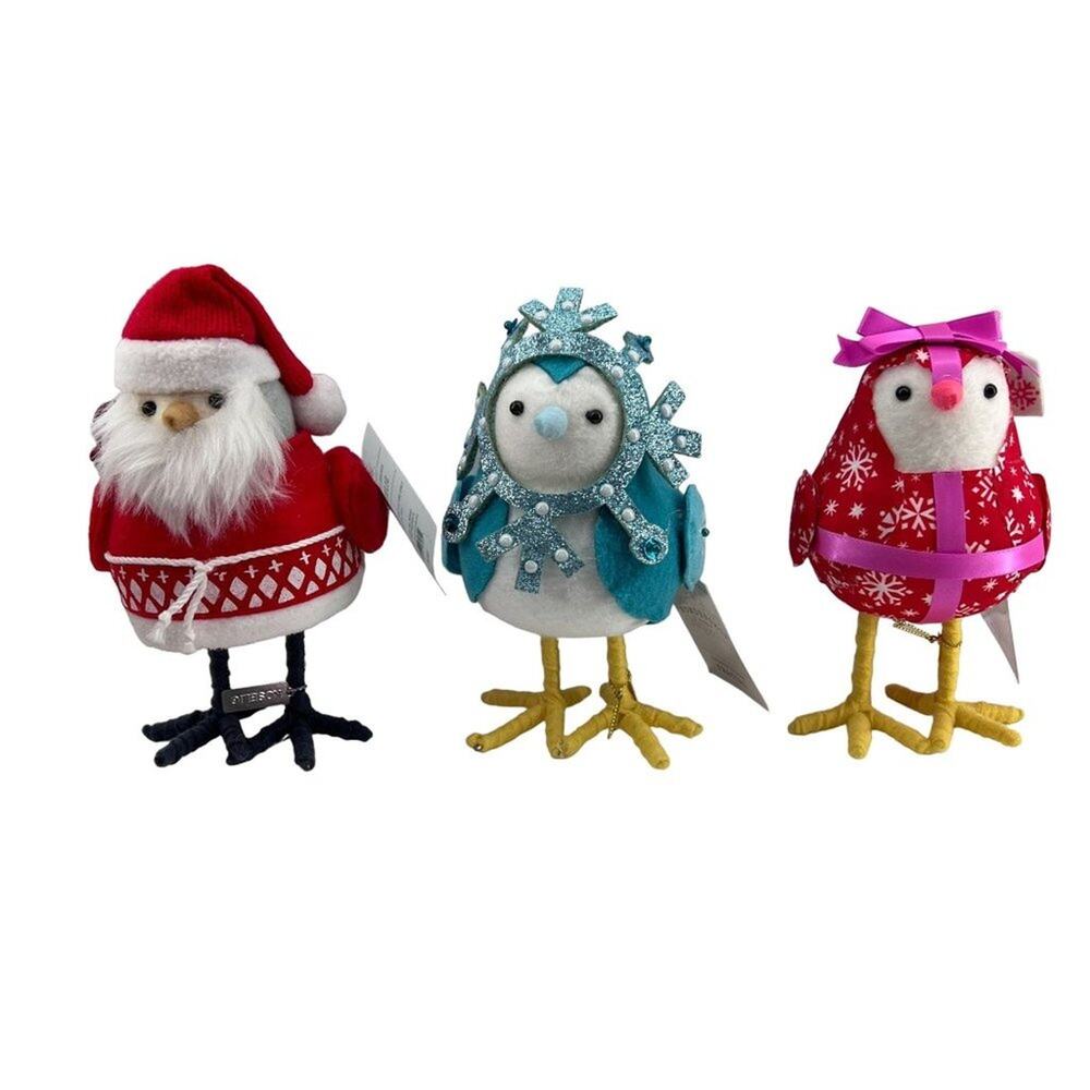 2022 Target Wondershop Winter Birds Featherly Friends Lot of 3